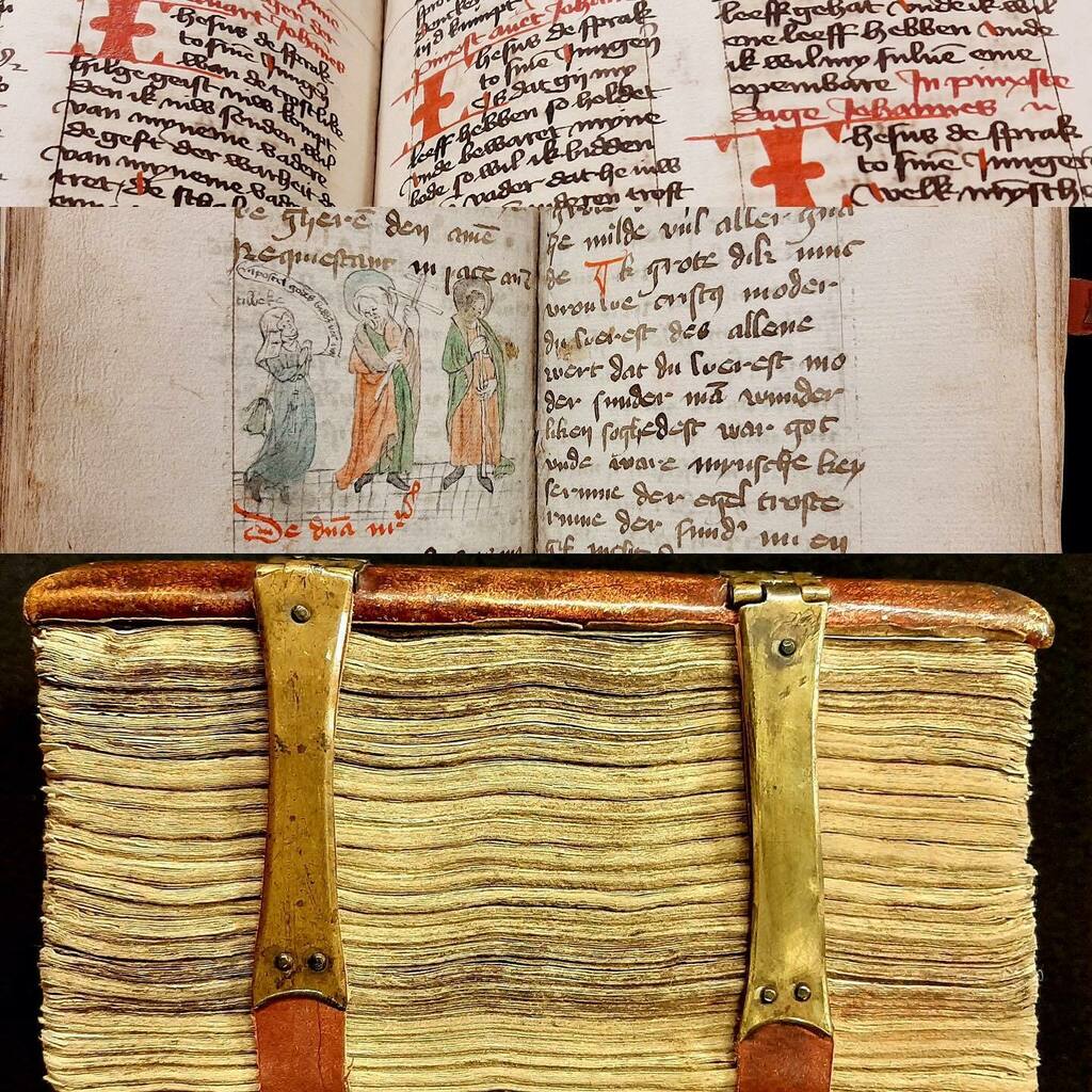 StabiHH's tweet photo. Die Texte der Hamburger #Beginen bei St. Jacobi geben Einblick in die Frömmigkeitspraxis sowie in das religiöse Leben der Hamburger Beginen. Eindrückliche Impressionen und Links zu den digitalisierten Texten seit heute als Update im Stabi-Blog: … https://t.co/MtmKt2xBfW https://t.co/4iIUa2UPAp