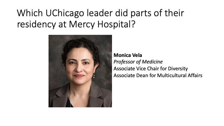 Mercy used to partner with  @medchiefs and  @UChicagoMed for residency training, and notably  @monicavelaw did parts of her training there!