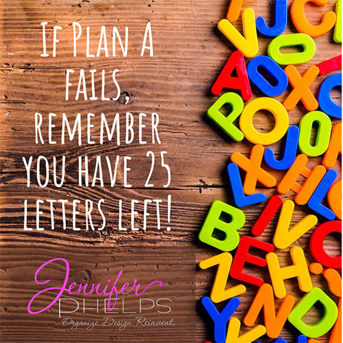JenniferP_3269's tweet photo. Elemeno P
We’ve all become Masters of Adaptability, right? I can get so fixated on what didn’t work that I can’t see what else is possible. 
If you’re currently puzzling over your next plan, don’t be like me. Take a breath &amp; your next move will show itself, as easy as your ABC’s! https://t.co/x97G5bR3cH