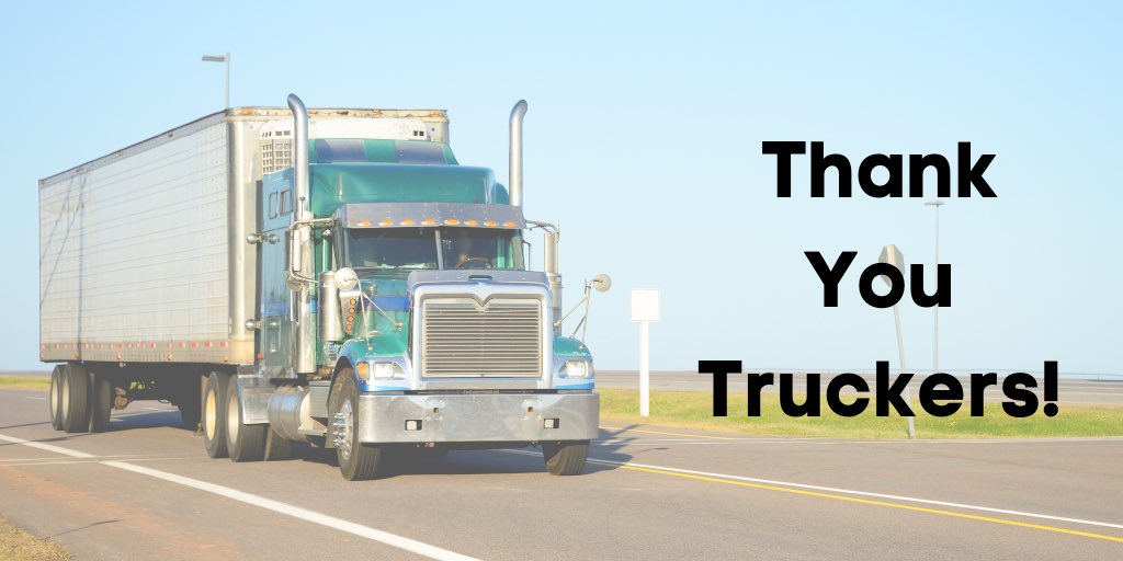 Thank you to the 400,000 Canadian truckers who contribute so much to our country each day, and who have worked hard to make sure our needs are met during #COVID19. This #NationalTruckingWeek, take time to show your appreciation and #ThankATrucker!