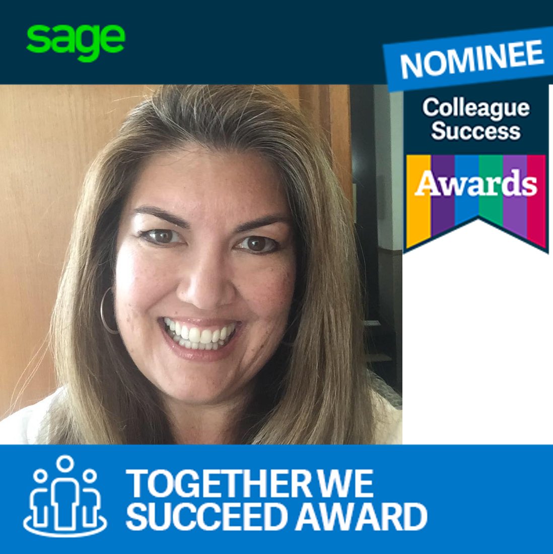 Anne_Seidel's tweet photo. Grateful, thankful &amp; humbled by this nomination! Thank you!! #lifeatsage https://t.co/Cnhf5x8nYT