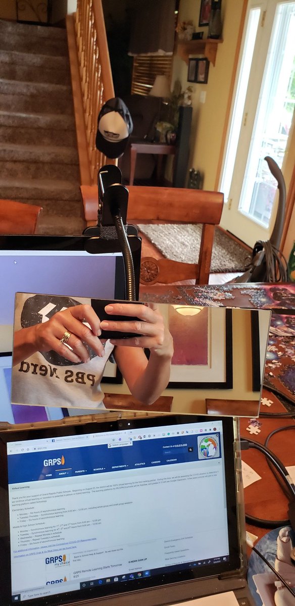 Innovationclsrm's tweet photo. @jumekubo @tinkercad $12 safety mirror for computer turned hack https://t.co/LkU549UZa2