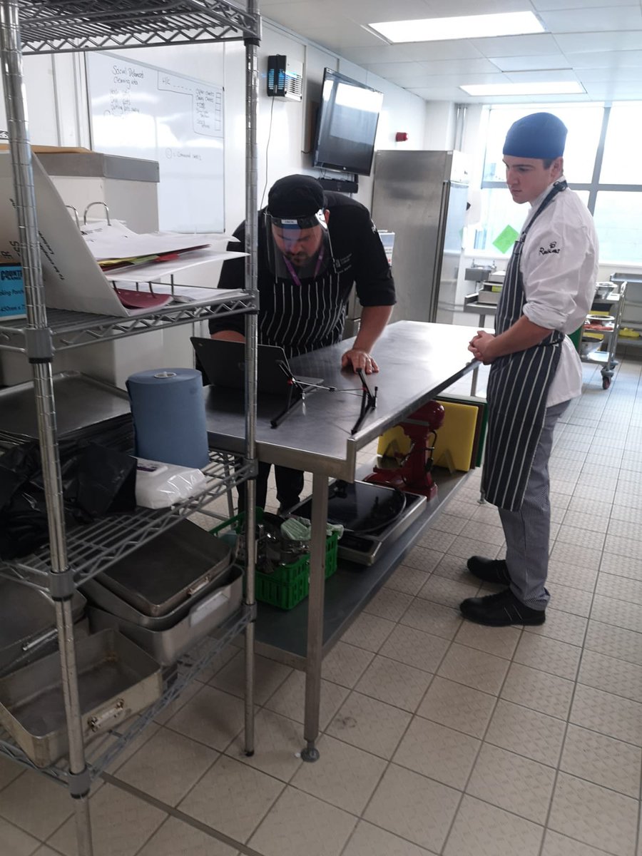 So fabulous to see our Level 3 Chef Diploma <a href="/donnycollege/">DonnyCollege</a> students in class today. Straight into larder practical classes. Great to see you all.Fabulous dishes #skills #chefs #WeHaveMissedYou