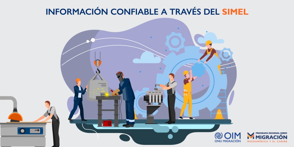 OIM_Mexico's tweet image. ⚙️👨‍🏭👩‍🔧 Comprender los vínculos de la migración con los mercados laborales puede ser un reto. Conoce más sobre datos y migración laboral con el estudio sobre el #SIMEL ➡️ tinyurl.com/y6k6bvas