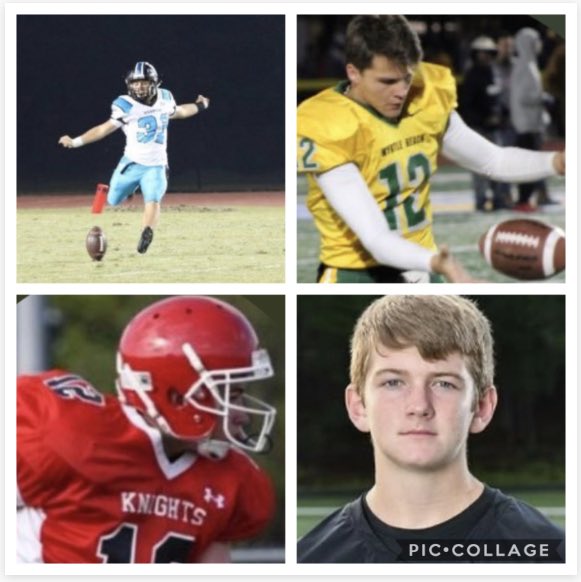 SoSportsCentral's tweet photo. The 7PM hour, sponsored by @CoachEBenton’s LowCountry kicking academy will feature specialists @DrewTS7 @NorthAugustaFo1 (7PM) @SpencerMckinle3 @OceansideFB (7:15) @HardinSully @MBSeahawks_FB (7:30PM) and @matthewrhaas @SHSKnightsFB (7:45). Link to listen: https://t.co/MVDFiPhYrR https://t.co/3UQPOY9eVA