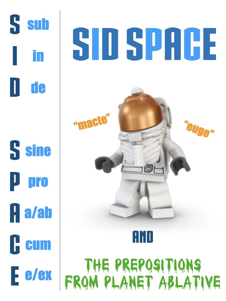 tutubuslatinus's tweet photo. ‘SID SPACE is a mnemonic used in remembering which Latin prepositions take the ablative case.’ Wikipedia https://t.co/iAp7HFbFMj