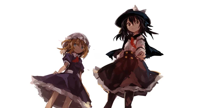 夕闇と秘封倶楽部 #東方LostWordイラコン #秘封倶楽部 #宇佐見蓮子 #マエリベリー・ハーン #メリー #東方Project #東方 https://t.co/YK6tUEc6V7 