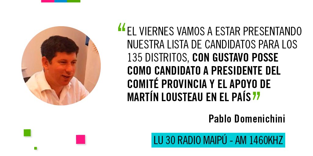 pmdomenichini's tweet photo. 👉Muy buena entrevista con @aldana_arrechea en @lu30rm. Una excelente oportunidad para hablar sobre nuestra propuesta y la urgencia en posponer la elecciones internas del #Radicalismo en la provincia. 

#EvoluciónRadical https://t.co/g1no4ha8bd