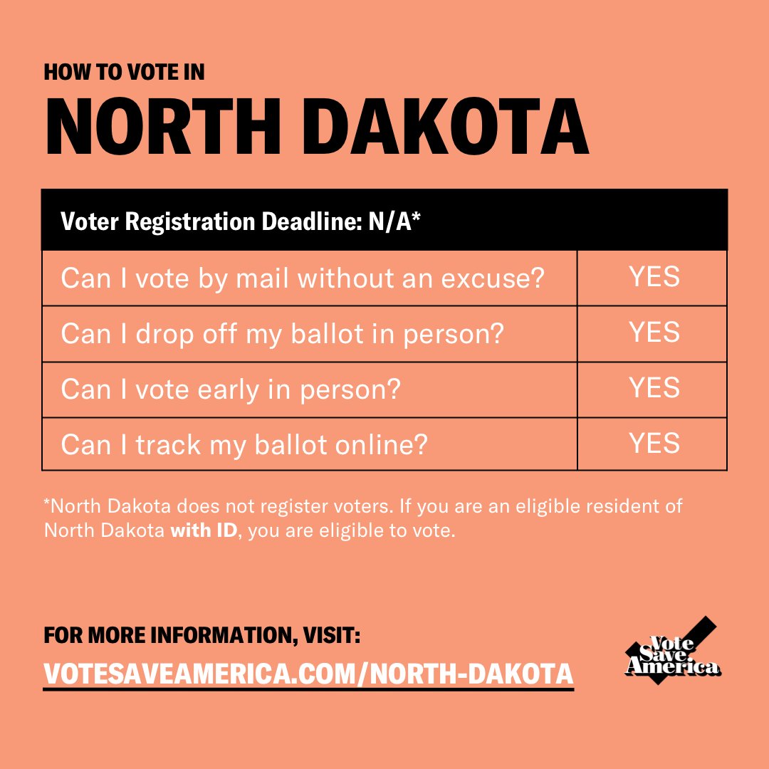 North Dakota  http://votesaveamerica.com/north-dakota 