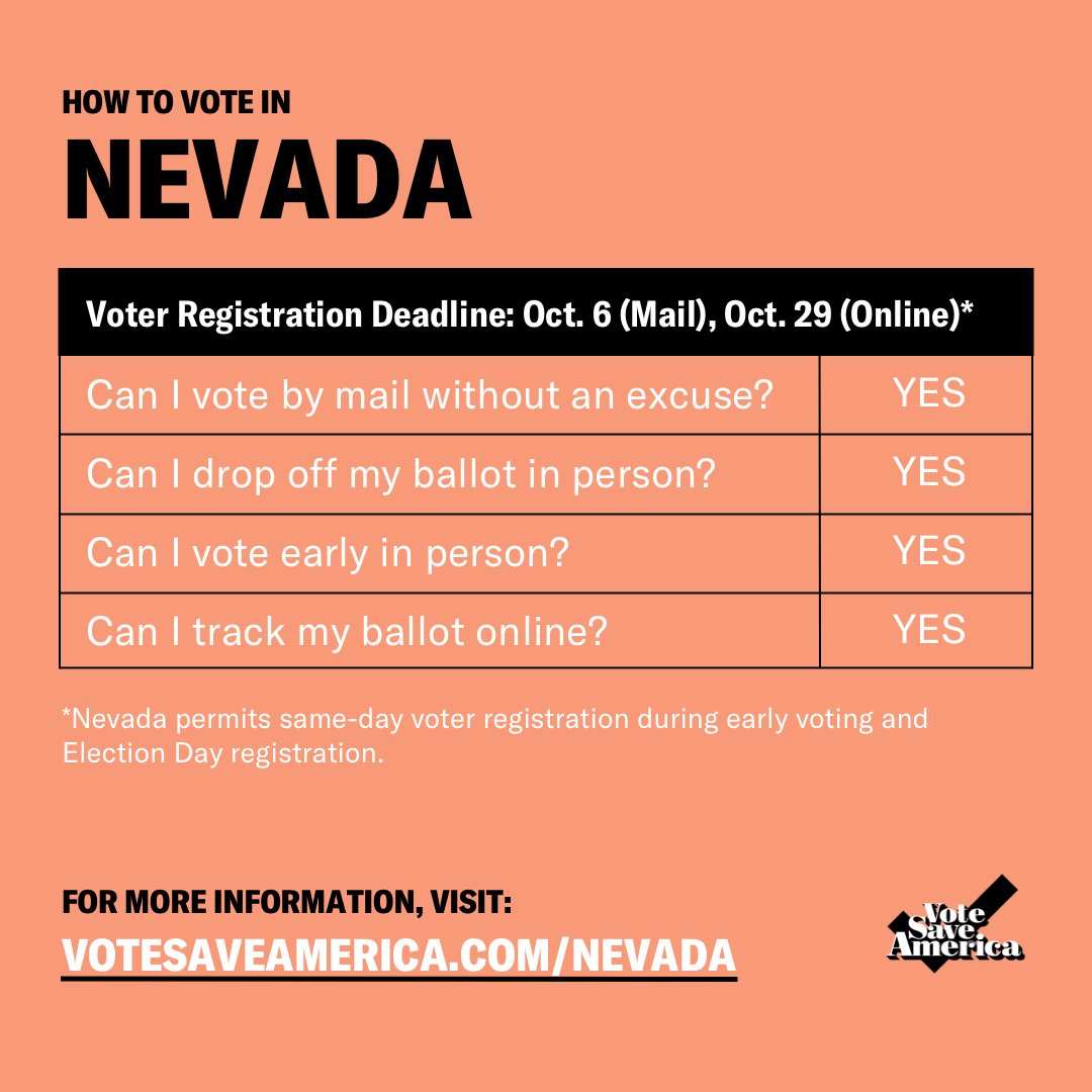 Nevada  http://votesaveamerica.com/nevada 