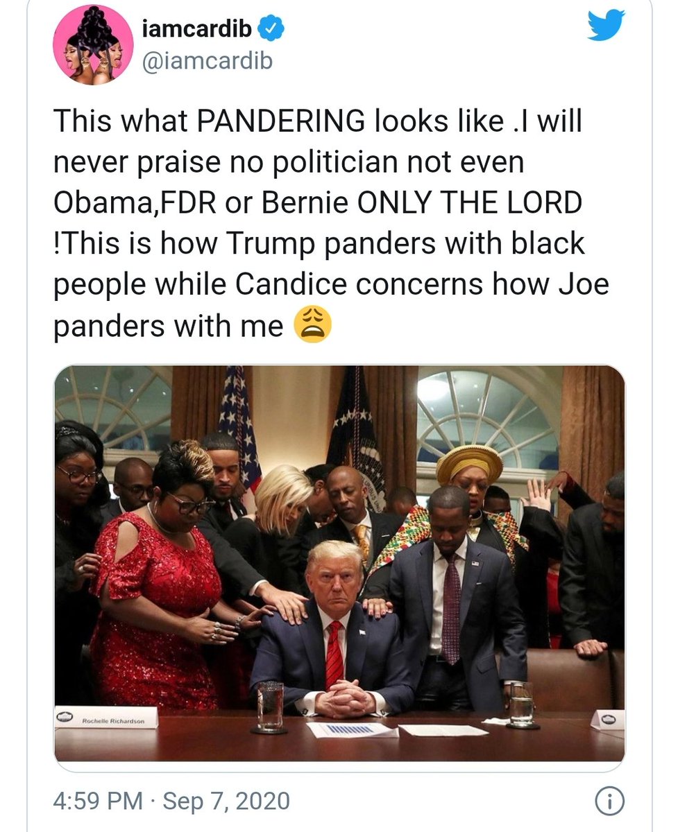 HotFarandula's tweet photo. #9Sep La escritora Candace Owens llamo a la rapera CardiB una analfabeta.El domingo pasado Cardi entrevistó a Bernie Sanders y la escritora calificó esa entrevista como: "es igual a que Justin Bieber entreviste a Trump". También acusó a la rapera de manipular a la poblacion negra https://t.co/mAsEOV5KgA