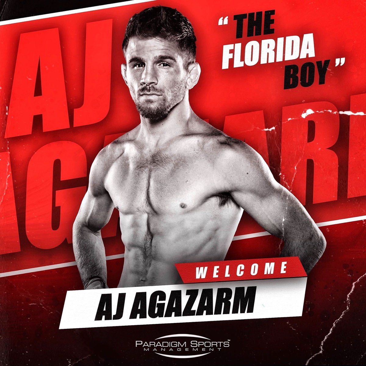 ParadigmSports's tweet photo. Pleased to welcome AJ Agazarm to Paradigm Sports for full-service representation. AJ is a multiple time BJJ world champion and current Bellator MMA contender. We look forward to working by his side as he makes his rise within the sport. 💥 #GP https://t.co/EcRRewr0db