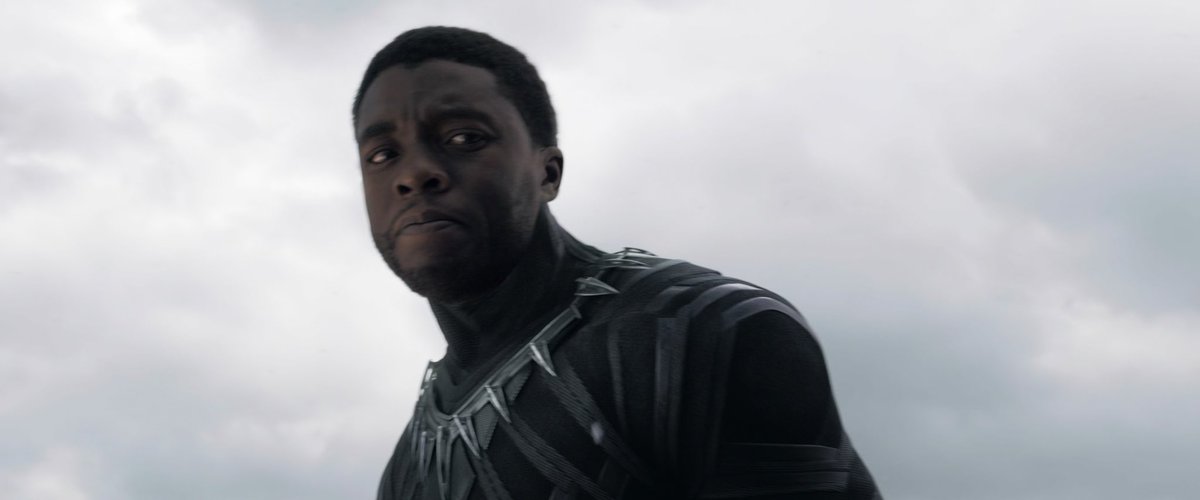 marvel_shots's tweet photo. “Vengeance has consumed you. It's consuming them, but I'm done letting it consume me.” 

Chadwick/T’Challa was on a different level. 👑 https://t.co/1GXW9iX1jB