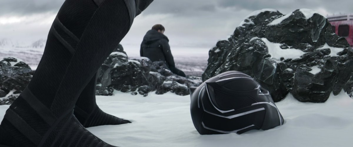 marvel_shots's tweet photo. “Vengeance has consumed you. It's consuming them, but I'm done letting it consume me.” 

Chadwick/T’Challa was on a different level. 👑 https://t.co/1GXW9iX1jB