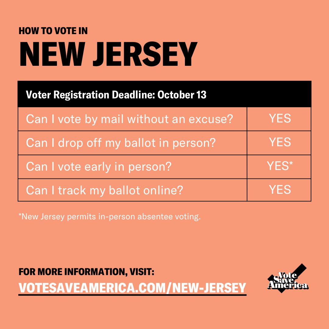 New Jersey  http://votesaveamerica.com/new-jersey 