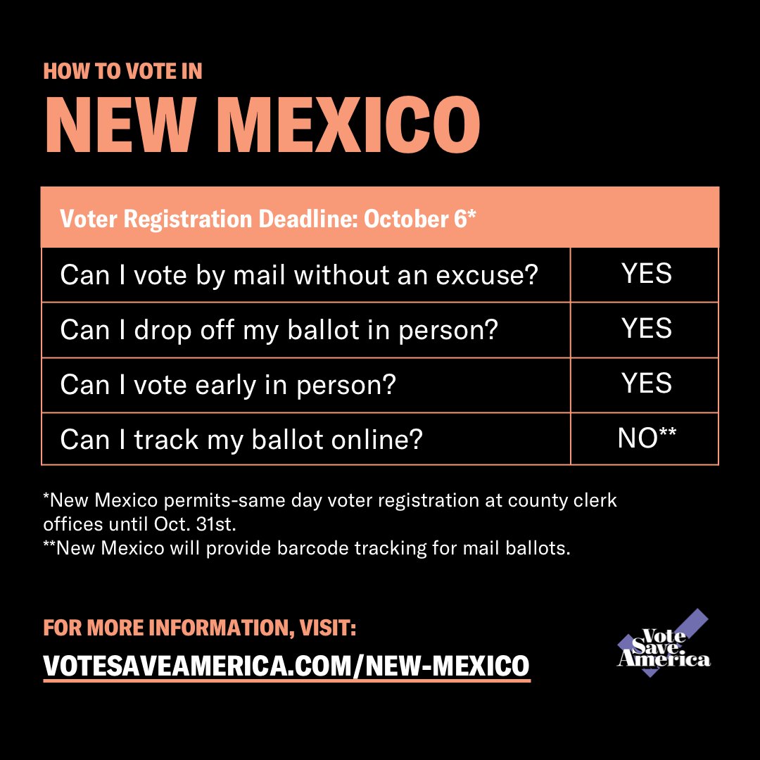 New Mexico  http://votesaveamerica.com/new-mexico 