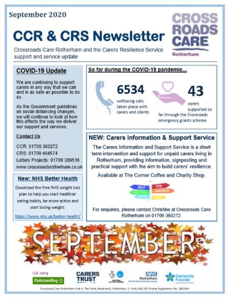 Crossroads Care Rotherham tweet media