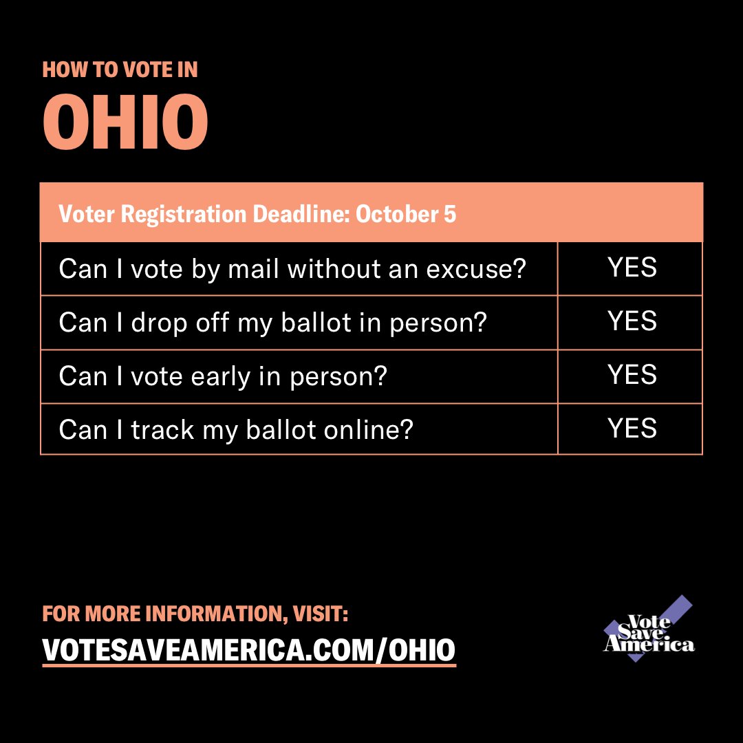 Ohio  http://votesaveamerica.com/ohio 