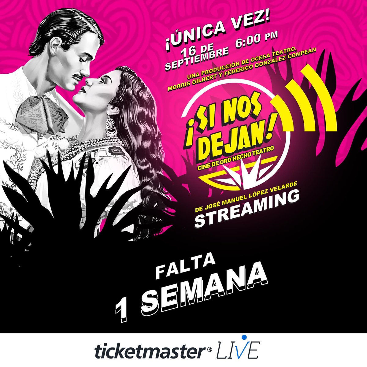 ¡Ya sólo falta 1 semana! Celebra en grande estas fiestas patrias desde la comodidad de tu casa 🇲🇽🎉
Aquí les dejo el link de compra: bit.ly/SiNosDejanSTM