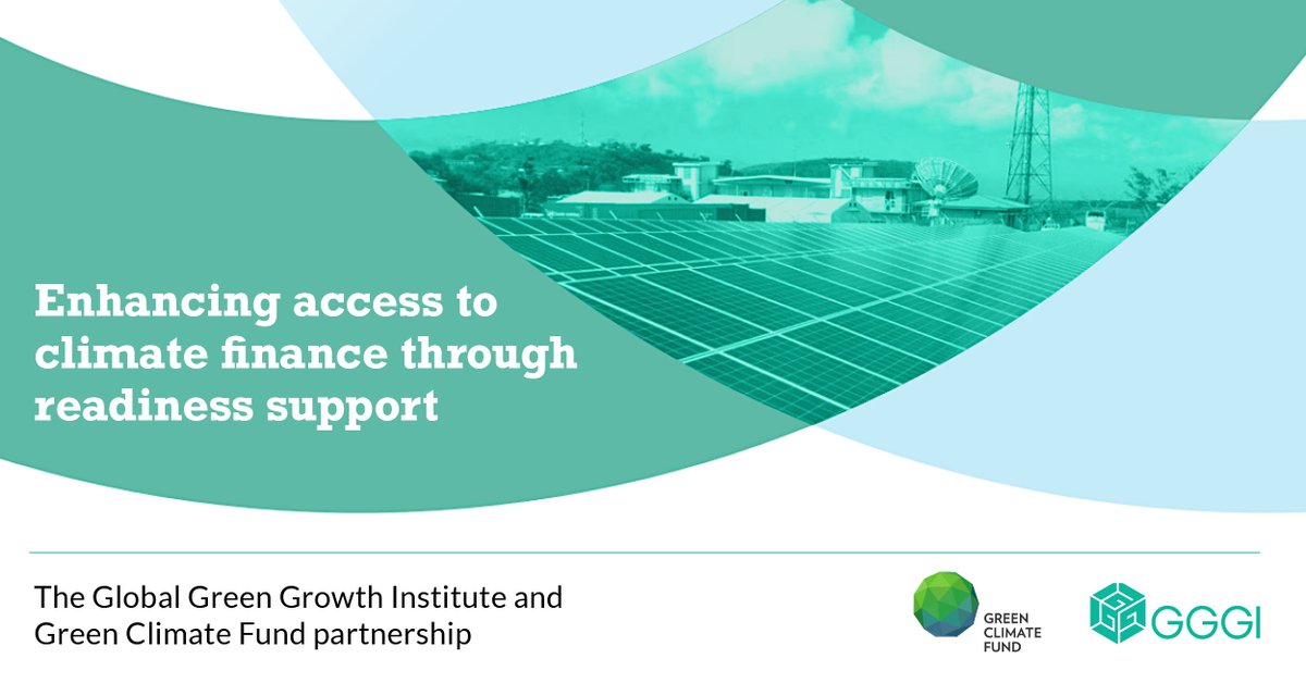 GGGI (@gggi_hq) on Twitter photo GGGI & <a href="/theGCF/">Green Climate Fund</a> have formed a #partnership to bolster developing country capacities to deal with the unprecedented challenge of #climatechange! We're collaborating to enhance access to #climatefinance through readiness support.
Read more ➡️ bit.ly/35kv4Uz GGGI & <a href="/theGCF/">Green Climate Fund</a> have formed a #partnership to bolster developing country capacities to deal with the unprecedented challenge of #climatechange! We're collaborating to enhance access to #climatefinance through readiness support.
Read more ➡️ bit.ly/35kv4Uz