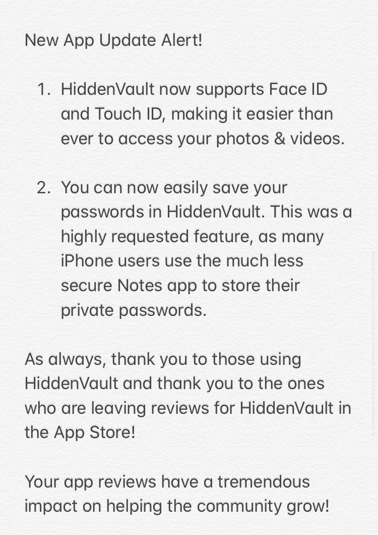 Secret Photo Album: HiddenVault tweet media