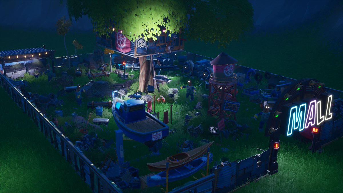 Bengers_'s tweet photo. Voici ma participation pour le #NGCreativeChallenge !

🤖Les combattants de la décharge sont encore là, habitant une maison en haut du dernier arbre sacré !
Malgré leurs efforts la décharge gagne du terrain...

@nooelgaming @FortniteFR 
#FortniteCreative #FortniteArt https://t.co/XAq9NzME6D