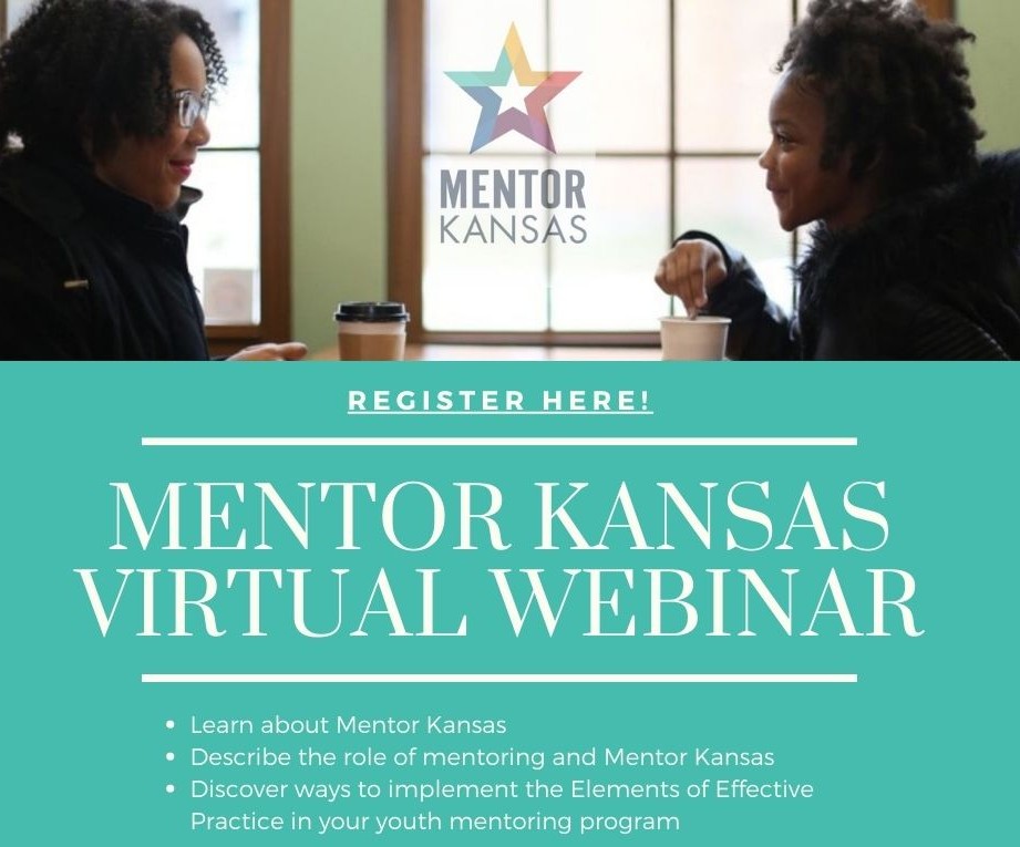 MentorKansas's tweet photo. Join the conversation next Wednesday 9/16 when Mentor Kansas Advisory Council Leaders talk about tools, resources, and supports as we head back into the school year. Register here: https://t.co/K5rWeoTRmZ https://t.co/6b3ce8dFEi