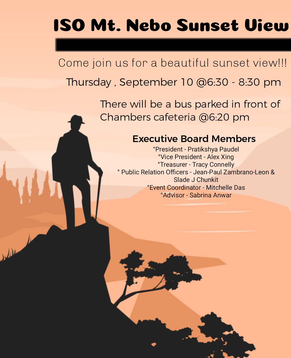 ATU_ISO's tweet photo. This Thursday on September 10. Mark your calendar. 
No need to sign up or register. https://t.co/lNEAg1yeMM
