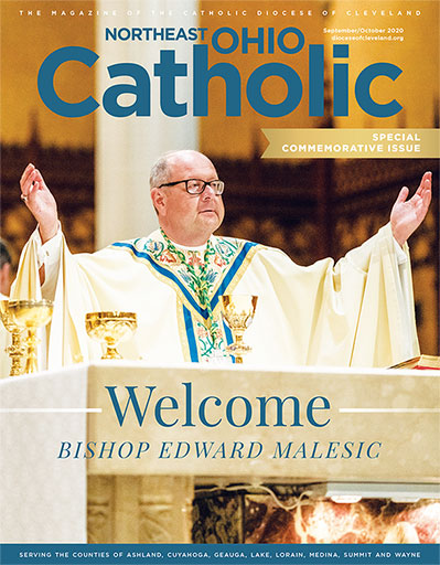 DIOCESEofCLE's tweet photo. Have you seen the latest edition of @NEOhioCatholic magazine? The Sept/Oct edition features @BishopMalesic. Read online at https://t.co/zM7V4jlZr0. Watch his installation on Sept 14 at 2pm. The livestream is made possible through the generosity of the @SOCHealthSystem. https://t.co/gl2tDTBZQ0