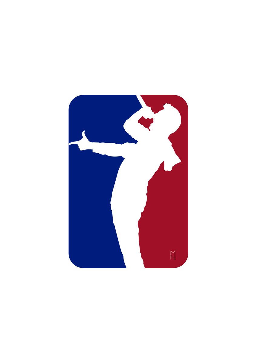 Logotipo para una posible liga de freestyle de hip hop.

Basado en la NBA para que se note que es la máxima competición dentro del mundillo, uno de los artistas mas reconocidos de los últimos tiempos del freestyle como icono.