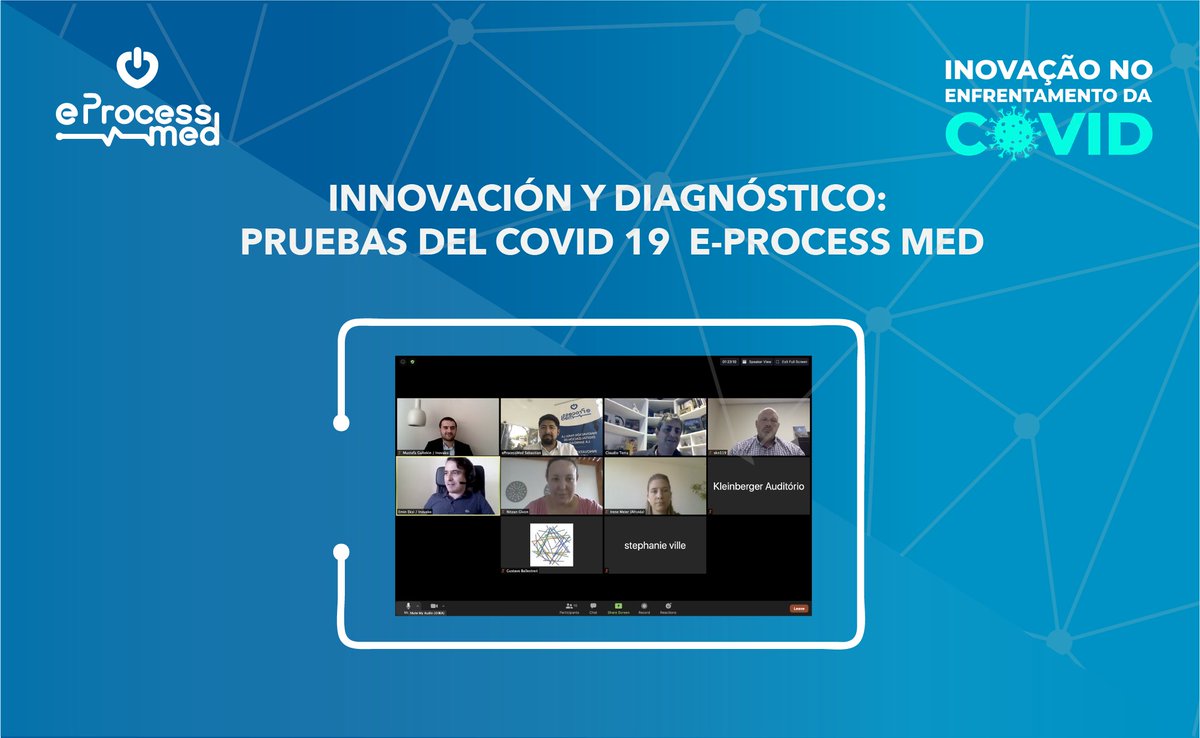 eprocessmed's tweet photo. Sebastián Armijos representó a #EProcessMed en el Seminario on-line “Innovation against Covid 19”, realizado por el Hospital Albert Einstein y Eretz.
Durante el encuentro presentó una ponencia sobre Innovación y diagnóstico. Además presentó la herramienta #Smartconsent https://t.co/uVMbVfMAof