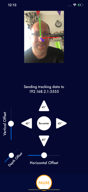 simulavuelonoti's tweet photo. #SmoothTrack es una aplicación para iOS y Android que sigue tu cabeza usando la cámara de tu móvil, al estilo de como lo hacen #TrackIR o #FreeTrack - https://t.co/2gIRSRPEiP https://t.co/XcBwUwk76b