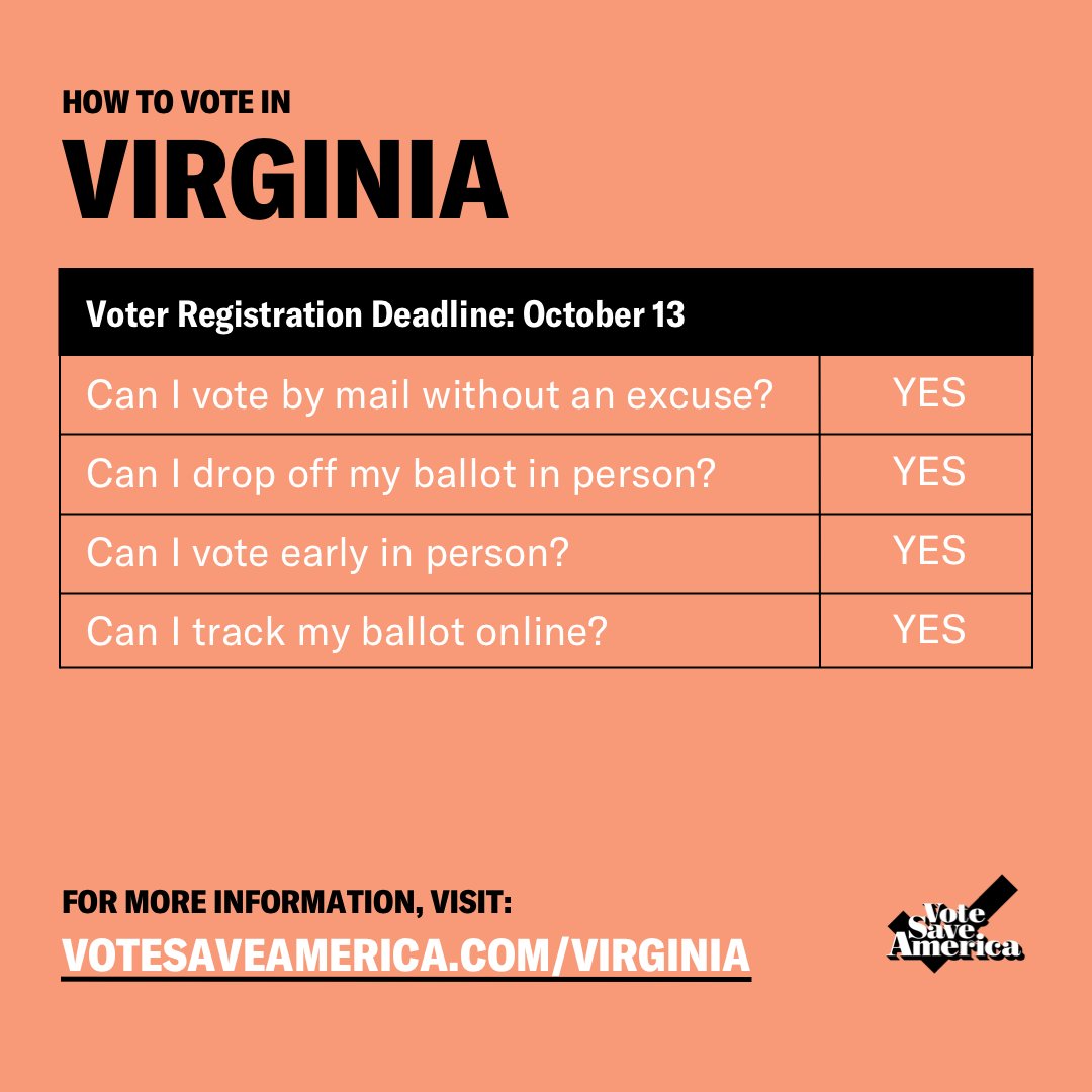 Virginia  http://votesaveamerica.com/virginia&nbsp;