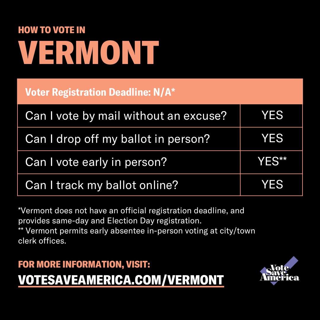Vermont  http://votesaveamerica.com/vermont 