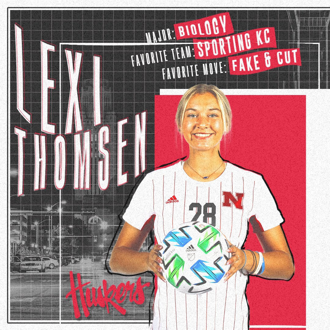 HuskerSoccer's tweet photo. Let's say hello to @lexirthomsen 

Lexi cannot wait to play on an amazing field with support from other Huskers at UNL! https://t.co/2e3T5ExtRt