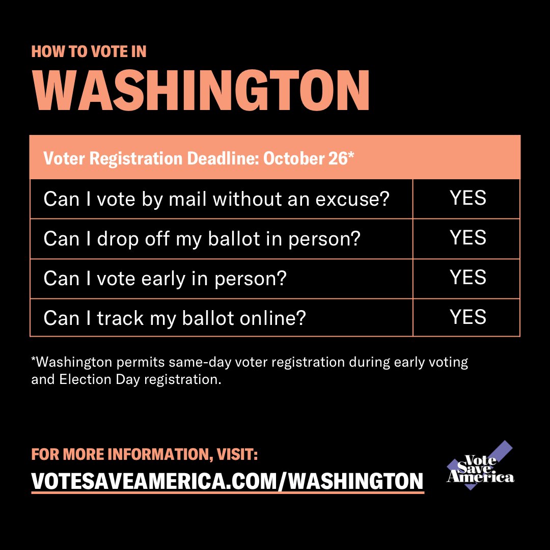 Washington  http://votesaveamerica.com/washington 