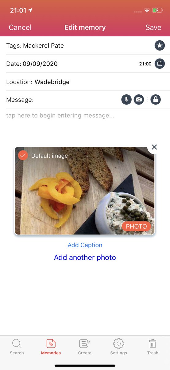 RecallMyMems's tweet photo. Save and recall memories of your favourite foods, places and things.
No files or folders.
https://t.co/ry5Q3fPAUu

#RecallEverything 
#apple 
#AppStore 
#memories https://t.co/3OuBBdHbOp