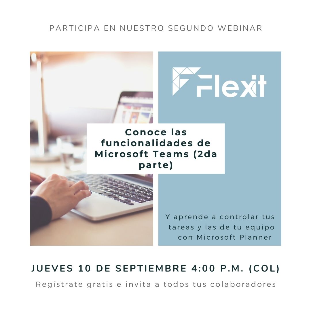 FLEXITsas's tweet image. Participa en nuestro segundo webinar de herramientas de Microsoft. Aun tienes tiempo de inscribirte!!!!!

Inscríbete gratis aquí: share.hsforms.com/16_TajwTnTNCXD…

#Sharepoint #Microsoft #Teams #MicrosoftTeams #Flexit #webinargratuito #Webinar #Planner #MicrosoftPlanner