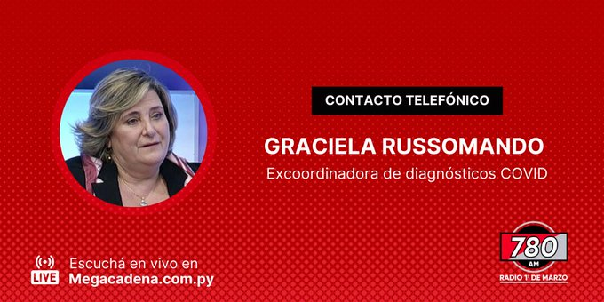780AM's tweet photo. ☎️Hablamos con la Dra. Graciela Russomando, sobre ley del biólogo que se trata en el Congreso Nacional

📻Escucha: https://t.co/XgLo4XFEqc #780AM https://t.co/NBiQOby2e1