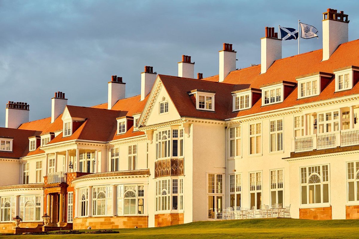 The striking facade of @TrumpTurnberry can only be matched by its stunning interior and breathtaking ocean views. https://t.co/p0rg0VkmX1