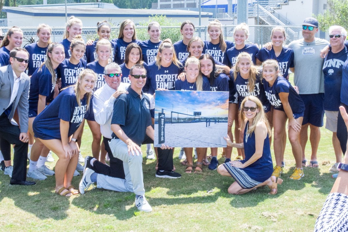 OspreyBVB's tweet photo. Crazy how time flies. 

An unforgettable day was a year ago today. 

Less than six months later we had beach volleyball at "The Coop"!

#SWOOPLife x #OspreyNation https://t.co/VanqtTNeiA