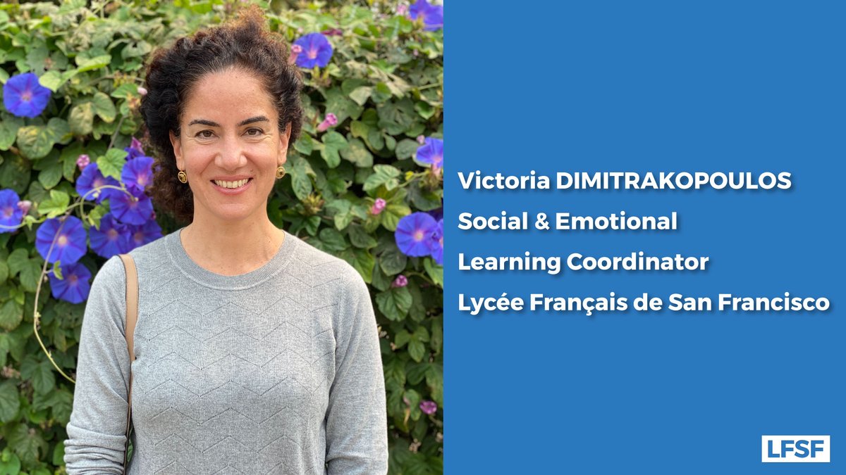 lelyceeSF's tweet photo. Welcoming Victoria, our Social &amp; Emotional Learning Coordinator! After a career in consulting, Victoria switched her focus to neuroscience and psychology. She will be pioneer a socio-emotional educational approach at LFSF for students to thrive. @aefeinfo
https://t.co/DhDKyayAX6 https://t.co/s68jMv7370