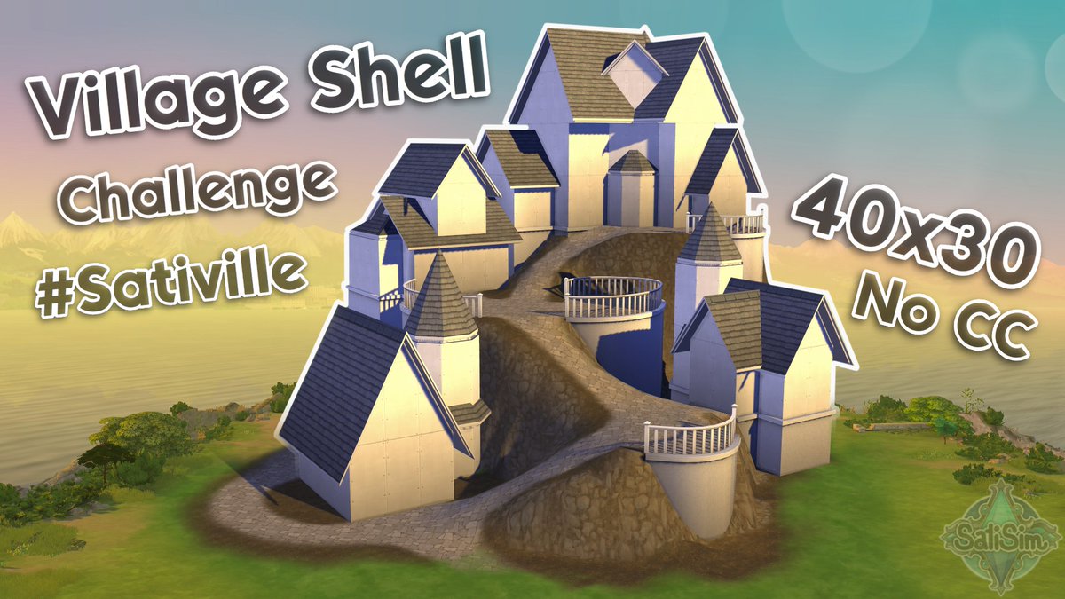 SatiSimBuilds's tweet image. My first Shell Challenge is ready!
Create your village and upload it with the #Sativille - 
Please make sure you read the rules in the second Tweet to not miss out on your chance to win a Pack! 😊
Hope you will have fun! 💙
@TheSims #thesims4 #sims4 #ts4 #thesims