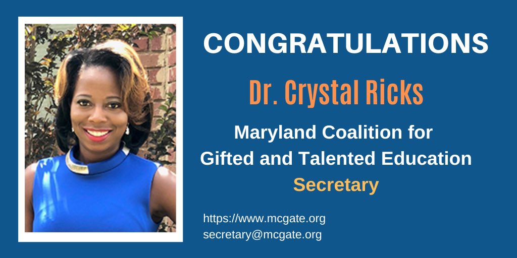 We are so excited to welcome <a href="/scholar1908/">Dr. Crystal Ricks #SeatatthetableGT</a> to the board of directors!