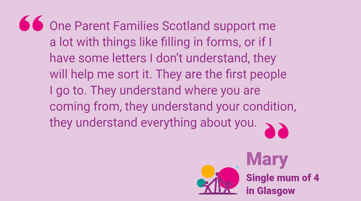 OPFS's tweet photo. Mary came to Scotland from Nigeria and is now a full-time carer to 2 of her children. Mary has been supported by OPFS Glasgow over a number of years and now attends our social group. Our team provides holistic support tailored to single parents' needs. #SupportingSingleParents https://t.co/0P3npXlQoy