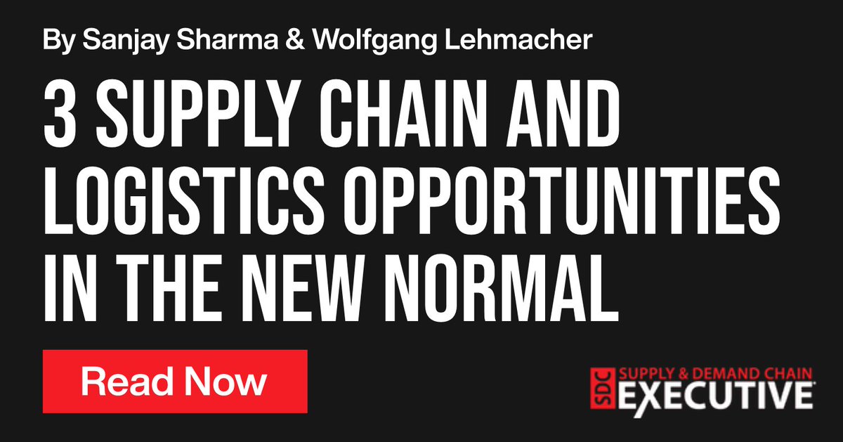 decklarai's tweet photo. High volatility, supplier shifts, demand changes and a high level of uncertainty are all factors expected to persist in the post-COVID-19 era. So, how can we turn this into an advantage? https://t.co/m7f50ZmBUR

@SDCExec @W_Lehmacher #supplychainmanagement #newnormal #recovery https://t.co/f4b6WJHAZe