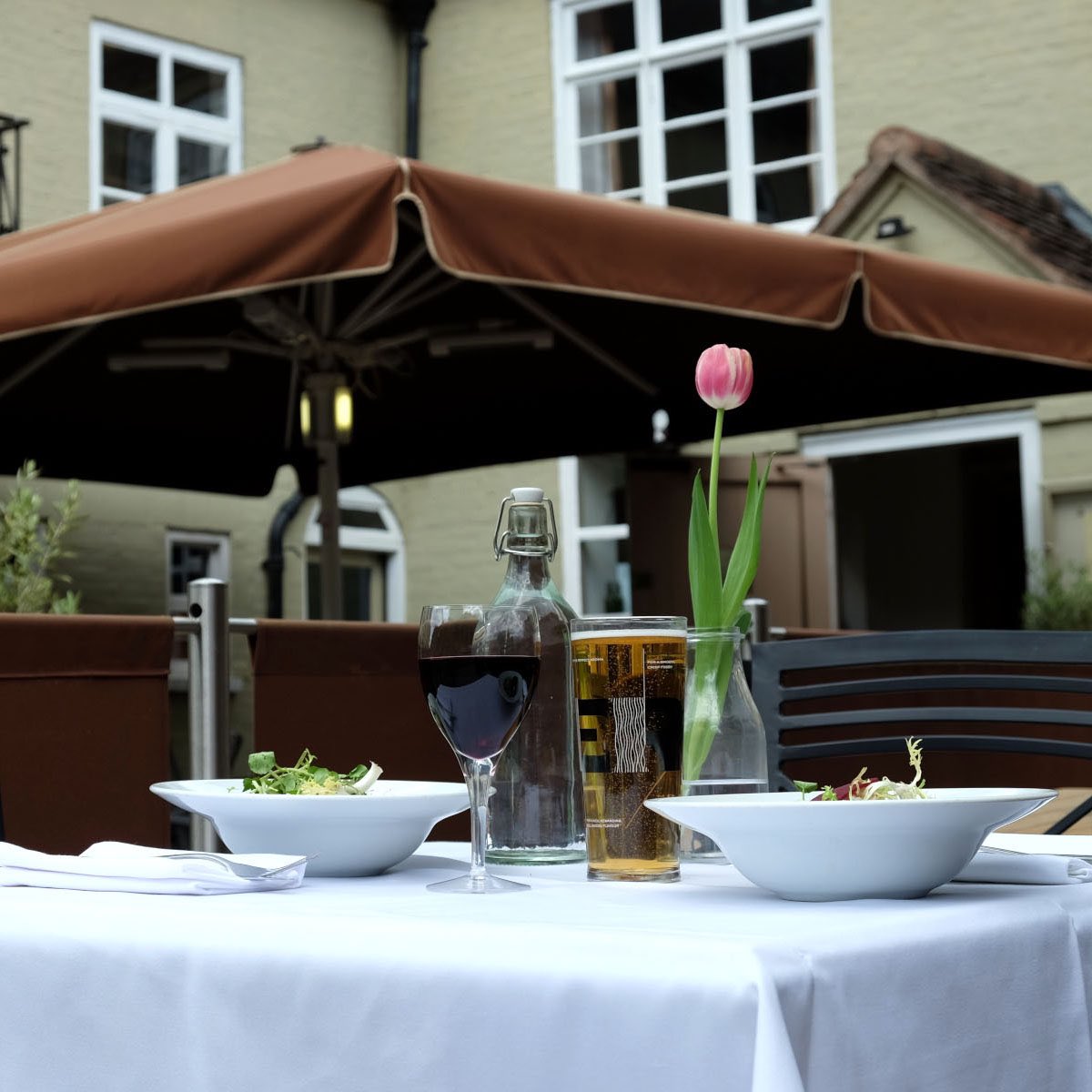 Two’s company (&amp; six is a crowd). Join us for safe dining anytime. whitehartironbridge.com/book-online/