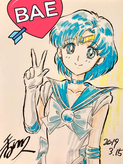#水野亜美生誕祭 との事なのでまた過去絵を並べておきます!
もう見飽きてるでしょうけど?
サ…サキコちゃんと並べて描いたのがもう2年前ってのに驚愕‼︎((((;゜Д゜))))))) 