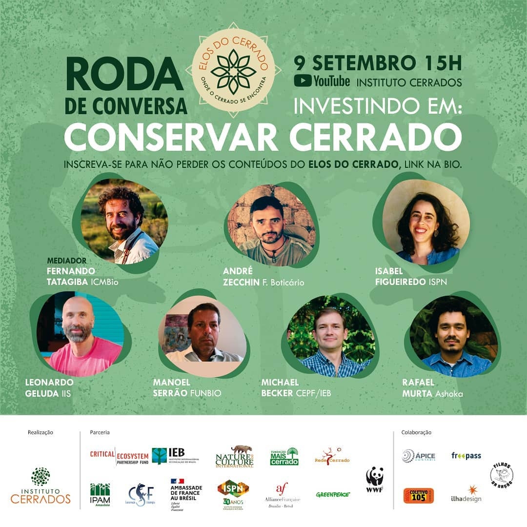 cepfcerrado's tweet photo. É hoje às 15h! O coordenador do Programa Cerrado @mbeckerbr representará @iieboficial @CommunityCEPF no bate-papo sobre "Investindo em Conservar Cerrado". 📺Confira no canal: https://t.co/s9V7hkyUtI
Elos do Cerrado, onde o #Cerrado se encontra
#SemanaDoCerrado
#CEPFCerrado https://t.co/BqVqpVRtko