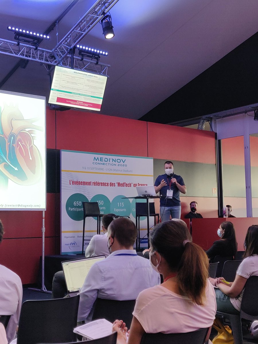 Lyonbiopole's tweet photo. Première présentation par Yvan VOZNYUK qui nous explique comment #Diagnoly améliore les #diagnostics #prénataux et simplifie les prises de décision thérapeutique lors des échographies. #innovation #santé https://t.co/nOssFnaWbc
